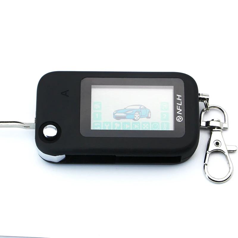 

A92 Uncut Blade Remote Controller Key Fob Chain Auto Car Alarm Keychain For Engine Starter Starline A92 Fob Keychain Body Remote