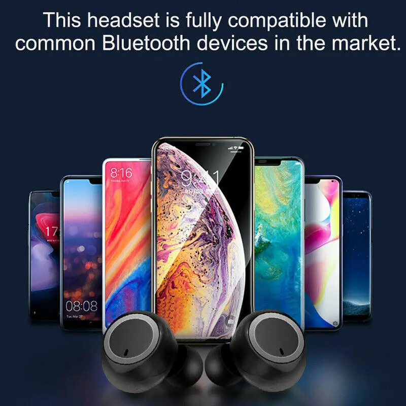 Twins Bluetooth Wireless Headsets Earbuds Headset Earphone For Apple iPhone Airpods Twins Bluetooth Wireless Headsets Earbuds Headset Earphone For Apple iPhone Airpods