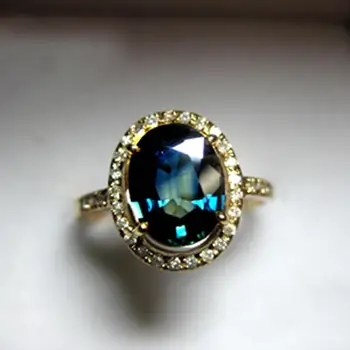 

2.3Carat Natural Sapphire Colletction 925 strerling silver Lowest Price Women's King Ring Queen unparalleled gem