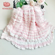 115*185 см одеяло для новорожденного ребенка пеленать коляска обертывание супер мягкий хлопок одеяло милый торт драпировка bebe cobertor bebe