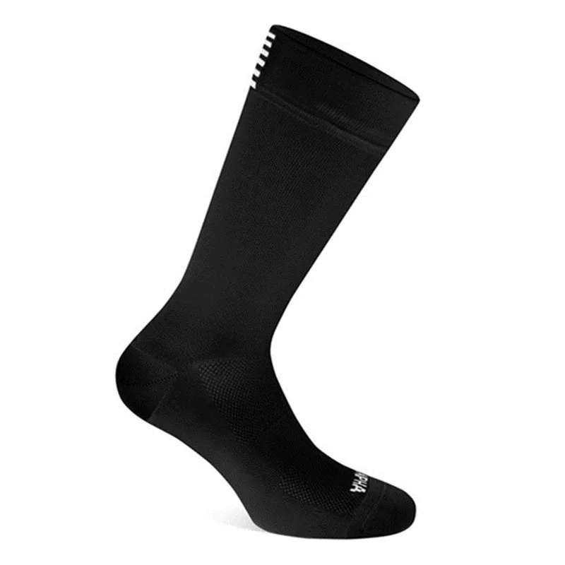 ZHUIYAN высококачественные профессиональные велосипедные носки дышащие дорожные велосипедные носки для спорта на открытом воздухе гоночный велосипед Компрессионные носки n11 - Цвет: Черный