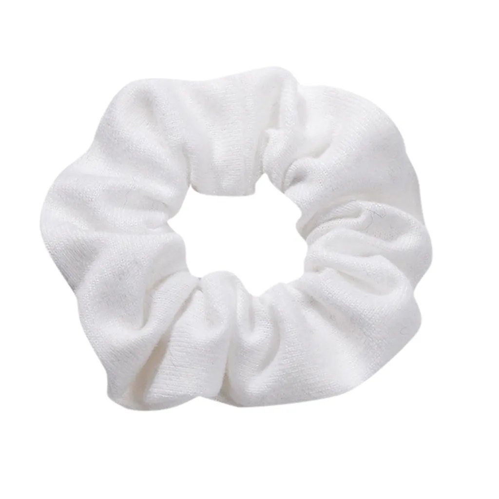 

New Women Elastic Hair Rope Ring Tie Scrunchie Ponytail Holder Hair Band simple Headband chouchou cheveux femme#yl