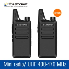 8Pcs/lot Walkie Talkie Set ZT-x6 Handheld Ham Radio 400-470MHZ Portable Radio Communicator Tool Amateur Radio Kids Radio