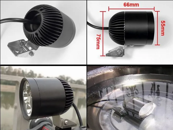 30W 12V 3000lm U2 cree motorcycle headlight 12