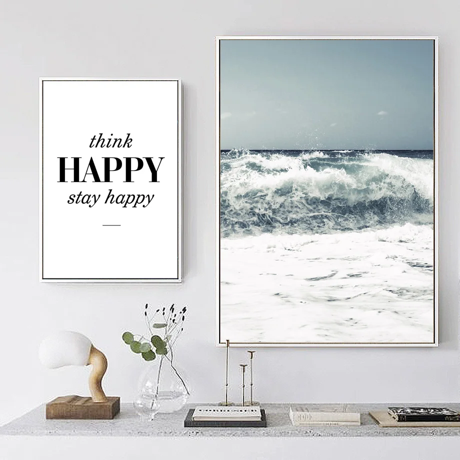 Sea-Wave-Geometric-Heart-Quotes-Happy-Wall-Art-Canvas-Painting-Nordic-Posters-And-Prints-Wall-Pictures (1)