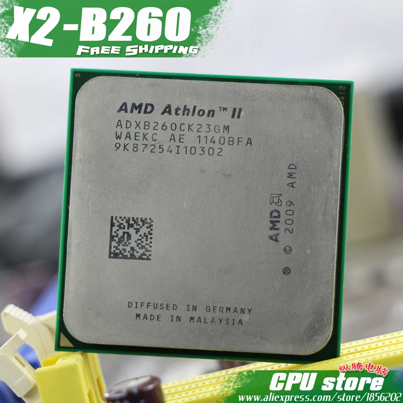Процессор AMD Athlon II X2 B260 CPU разъем am3 am2 (3 2 ГГц/2 м/2000 ГГц) Бесплатная доставка 938