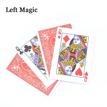 Parade of the Queens Explained Magic Tricks Card 4Q Prediction Magic Magician Close Up Illusion Gimmick Props Toys For Children 1