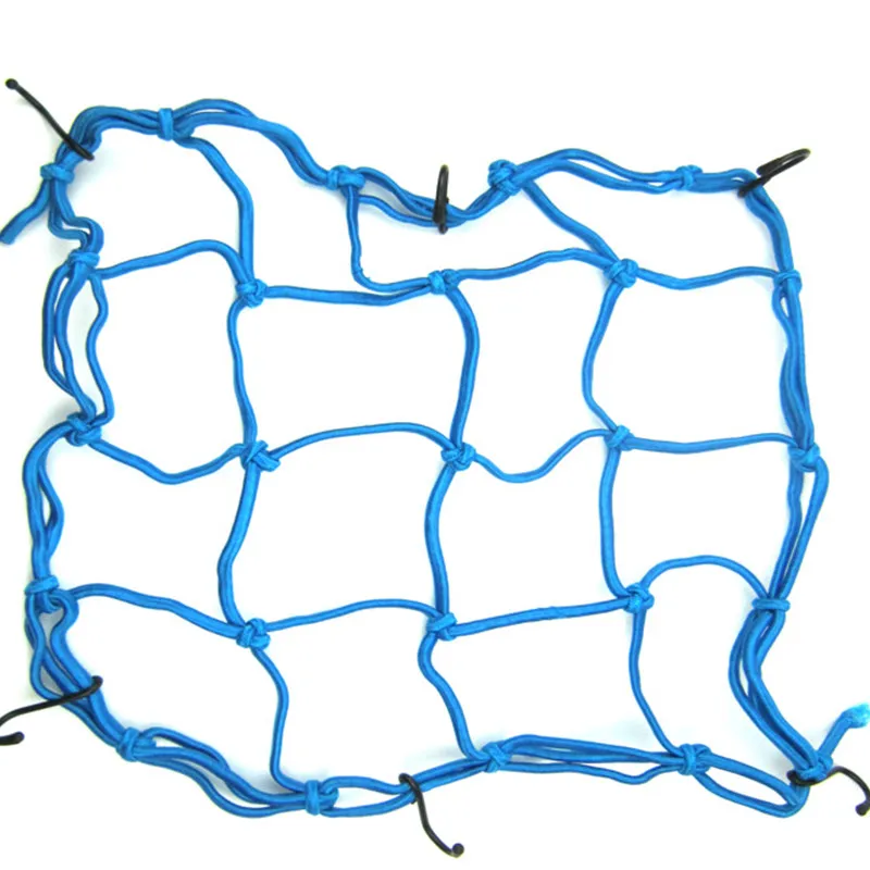 30*30 см мотоцикл велосипед 6 крючков держать вниз топливный бак багажная сеть Сеть банджи случайный цвет