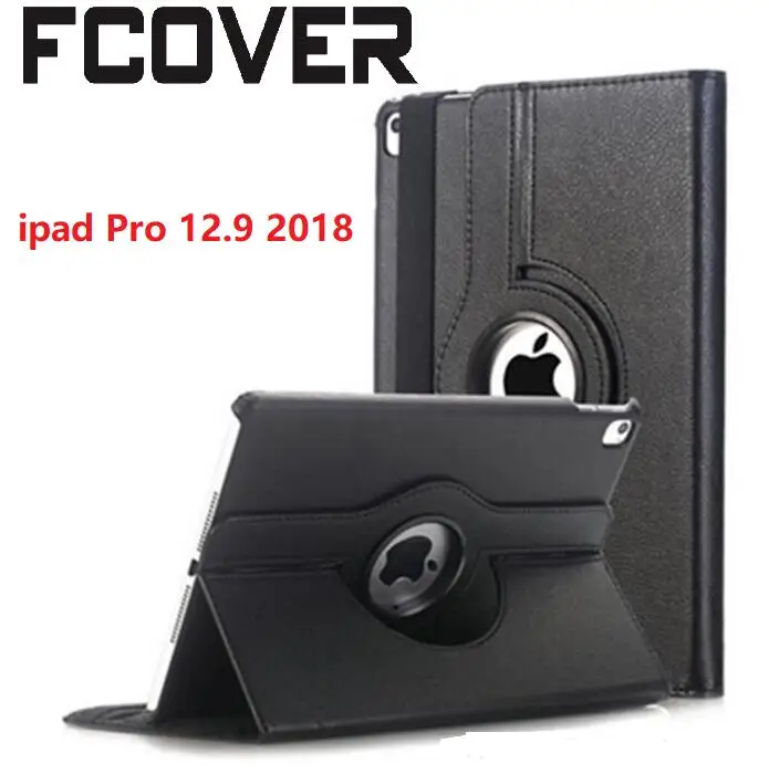 

Smart Cover for Apple iPad Pro 12.9 2018 Case 360 Degree Rotation PU Leather Case