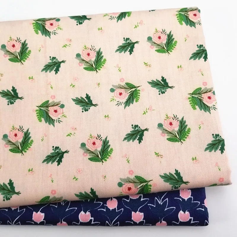 50x40cm Cotton Sheet Fabric Printed Cloth for DIY Handmade Home Decor
