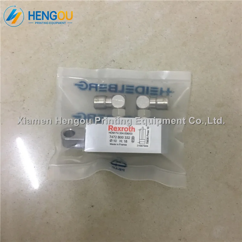 

2 Pieces High Quality Pneumatic Cylinder for Hengoucn SM102 PM74 Printing Machine D10 H18 F4.334.036/03