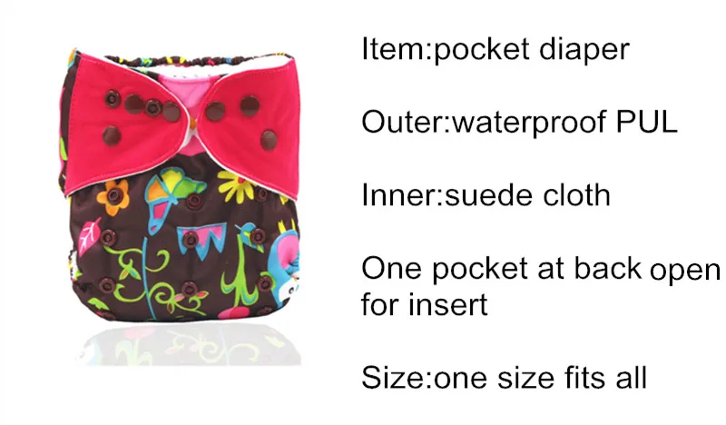 Моющиеся детские подгузники пеленки Водонепроницаемый пул оставаться сухим внутренняя ткань замша пеленки вставки доступны OS