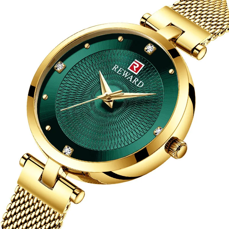 

Women Watches Quartz Waterproof Ladies Watches Women Mesh Steel High Quality Wristwatch Gift for Girl Relogio Feminino