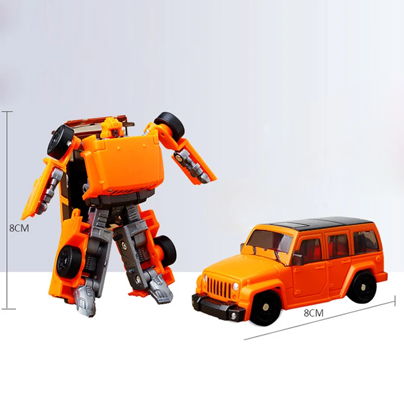 1Piece 8cm 6 Types KID toys Car Transforming Deformation Robot Tobot Mini Series Boy Kid Children Kids Toy Transform Robt Gift