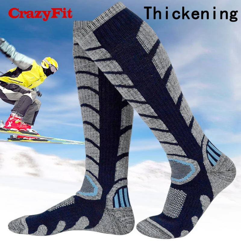Winter Thermal Ski Socks Warm Cotton Sport Snowboard 2018 Long For