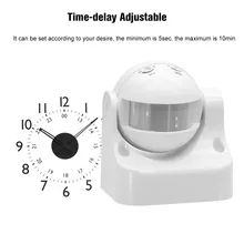 180 градусов безопасности инфракрасный датчик движения из PIR переключатель движения Детектор Макс 12 м 3-2000LUX энергосберегающий автоматический переключатель освещения