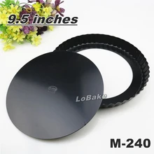 9,5 дюймов подвижное основание антипригарное покрытие круглая Хризантема волнистая форма для выпечки пиццы камень блинная форма для чизкейка самодельная выпечка