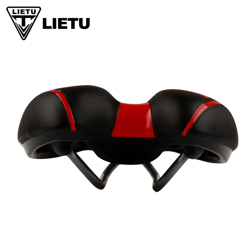 Bicycle saddle cushion cover LIETU Widen Road Mountain MTB Gel Comfort Saddle Bike Bicycle Cycling Seat Cushion Pad Cover Anti-slip Waterproof