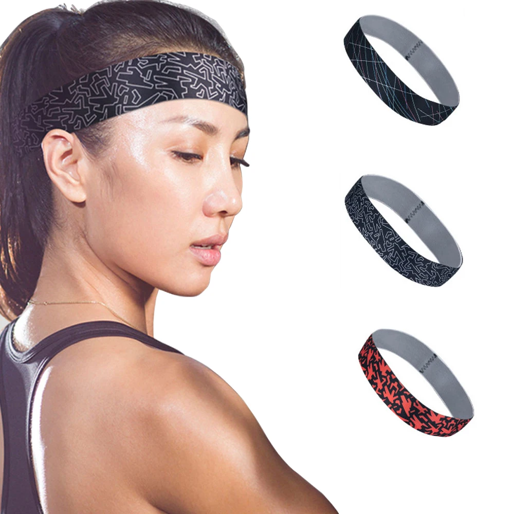 

1Pcs Sweatbands for Women Men Super Absorbent Sweat Bands Headbands Nonslip Stretchy Soft Athletic Head Bands