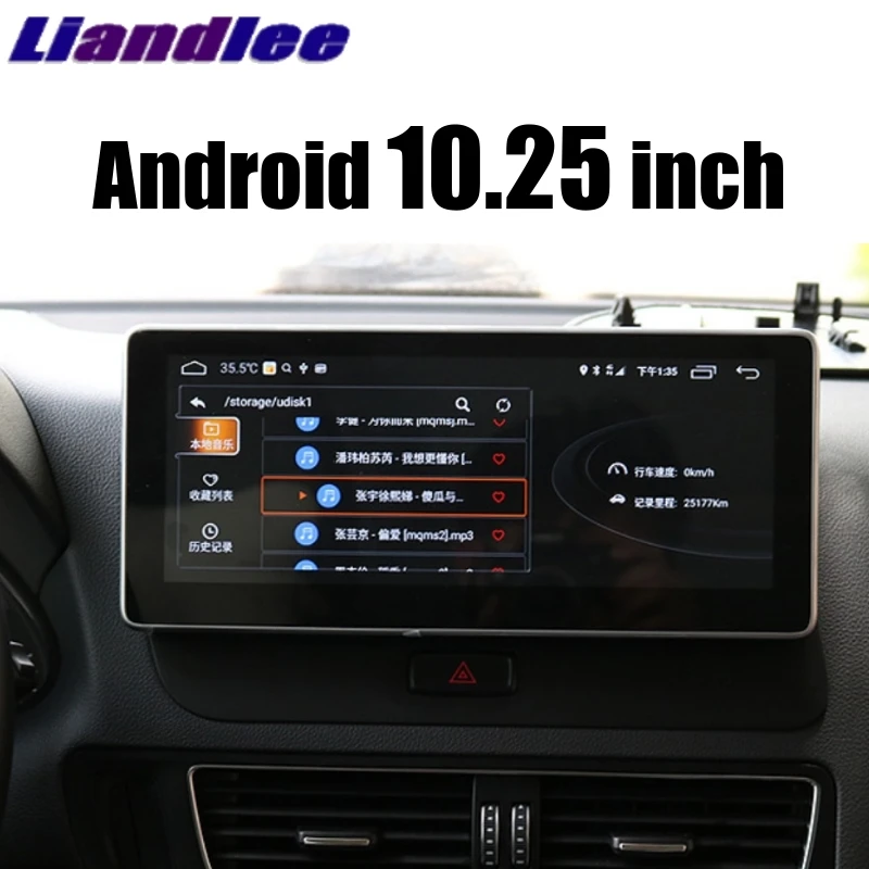 Liandlee Car Multimedia Player NAVI 2G+32G CarPlay For Audi Q5 8R 2009~2018 LDH Android 10.25 Original Car Radio GPS Navigation 8