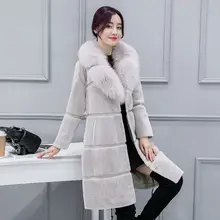 2018 High Quality Warm Latest Winter Female Sheepskin Coats Fox Collars Faux fur Furs Big Yards Cashmere Coat Plus Size PC010 2018 High Quality Warm Latest Winter Female Sheepskin Coats Fox Collars Faux fur Furs Big Yards Cashmere Coat Plus Size PC010