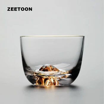 

100ml Japan Fuji Mountain Glass Cup Whiskey Glass Cup for The Home Bar Beer Water and Party Hotel Wedding Glasses Gift Drinkware