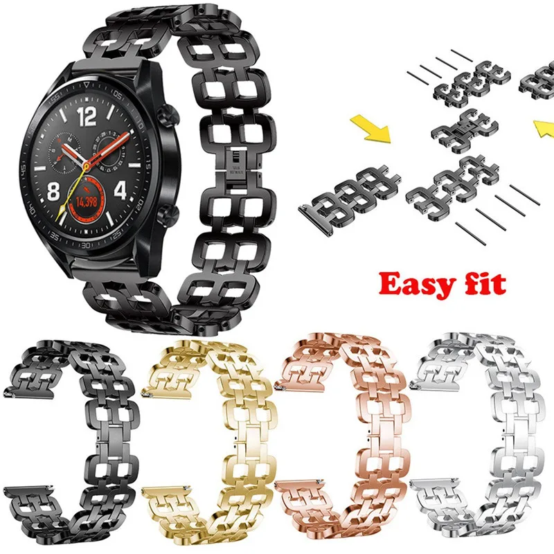 HIPERDEAL смарт-аксессуары ремешок из нержавеющей стали быстрый выпуск для huawei Watch GT сменный ремешок на запястье Mar29