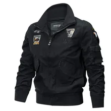 Мужская куртка в стиле милитари на осень и зиму, куртка-бомбер размера плюс 4XL, хлопковая куртка-пилот, тактическая куртка-карго для ВВС, Jaqueta masculina