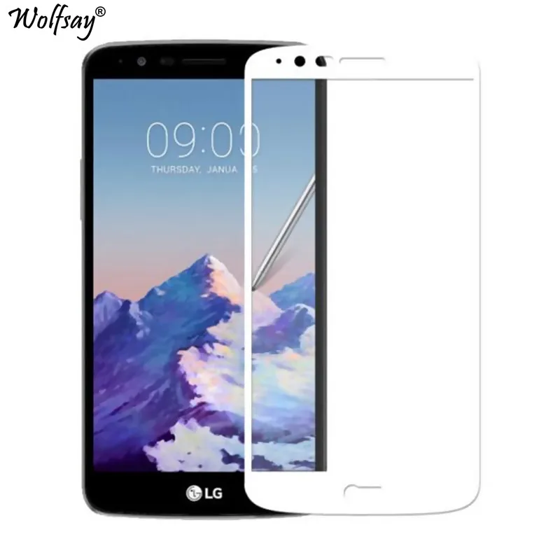 Защитное стекло с полным покрытием для LG Stylus 3 2 шт. закаленное LS777 пленка
