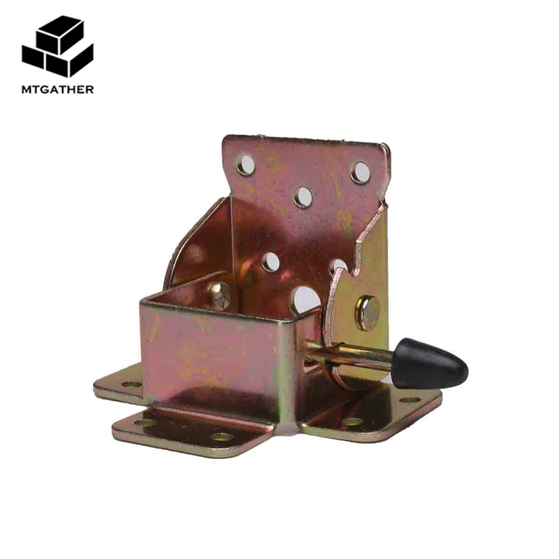 

MTGATHER 4pcs Iron Folding Table Leg Brackets Foldable For Folding Table/Chair Extension Tables Foldable Self Lock Fold Feet Hot