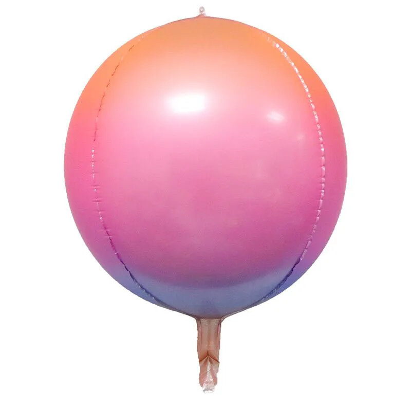 5 шт./лот 4D градиентные шары 22 дюйма Rround Planet Sci-fi воздушные шары на день рождения вечерние, свадебные украшения для детей и взрослых