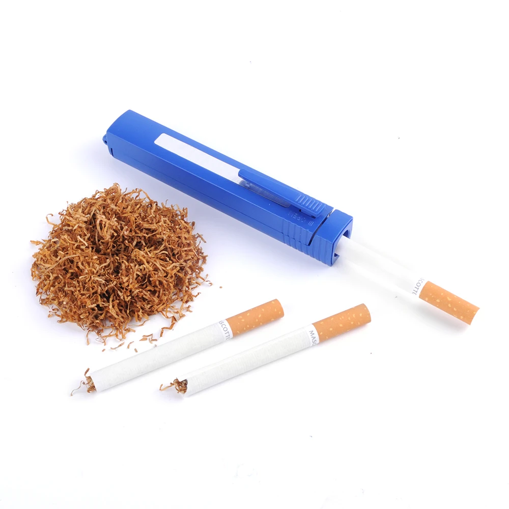 10 шт. табак наполнитель пластиковые сигареты прокатки машина 8 мм сигарета трубка сигаретная бумага машина