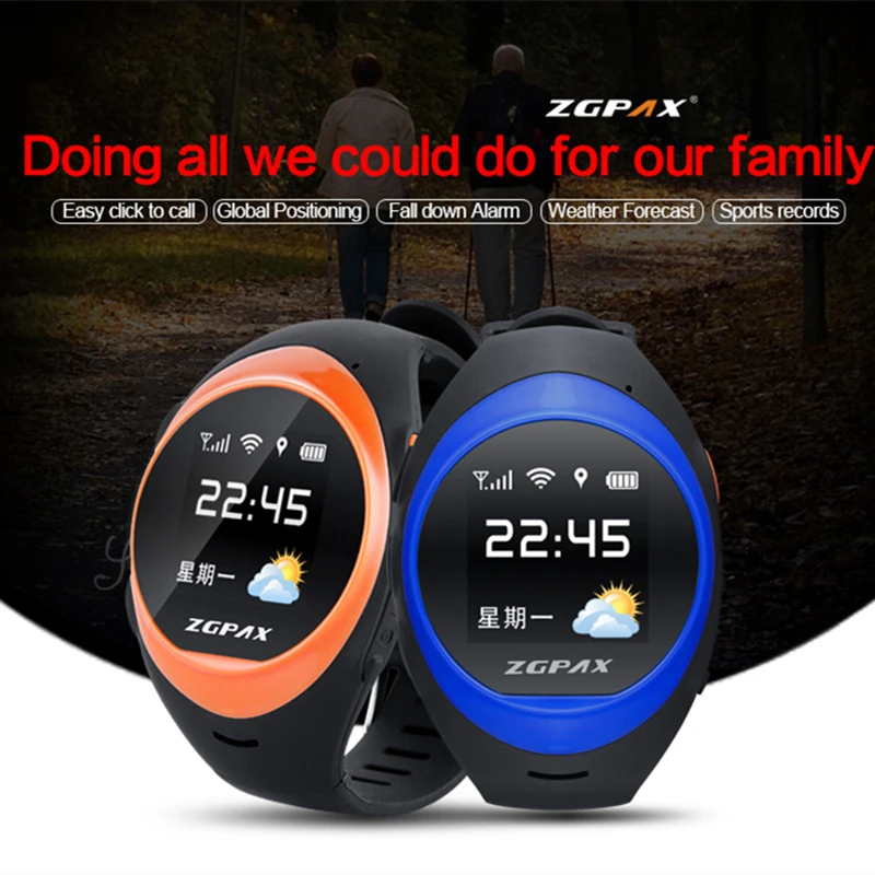 S888 2G SIM карты Смарт наручные часы SOS экстренный вызов Smartwatch gps LBS спортивные умные