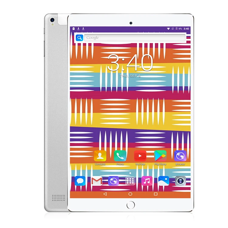 

Metal Design 10 inch Tablet PC Android 7.0 PAD Home key Octa Core 8 Cores Dual Cameras 5.0MP 1280*800 IPS 2.5D Tablets WiFi SIM