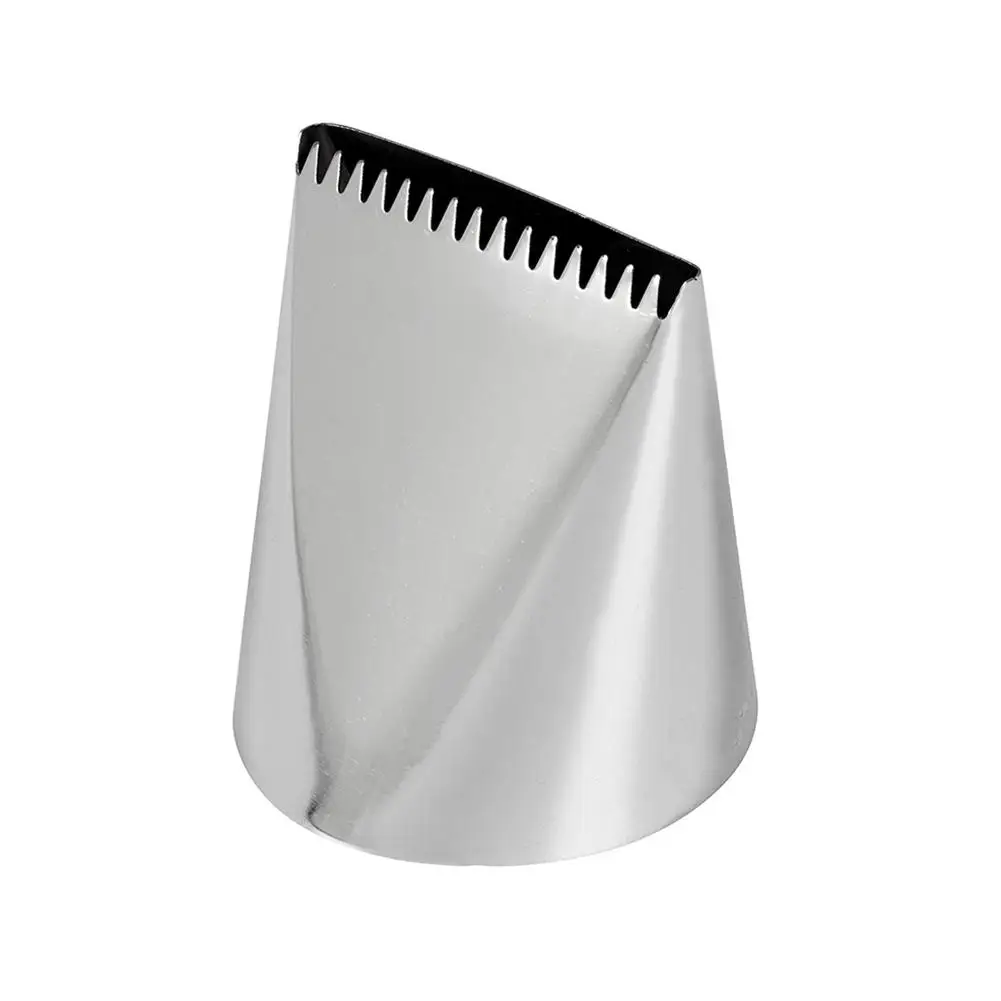 

Stainless Steel Icing Piping Nozzle Cream Single-sided Serrated Cream Plastering Decorating Pastry Decorating DIY Baking Tool