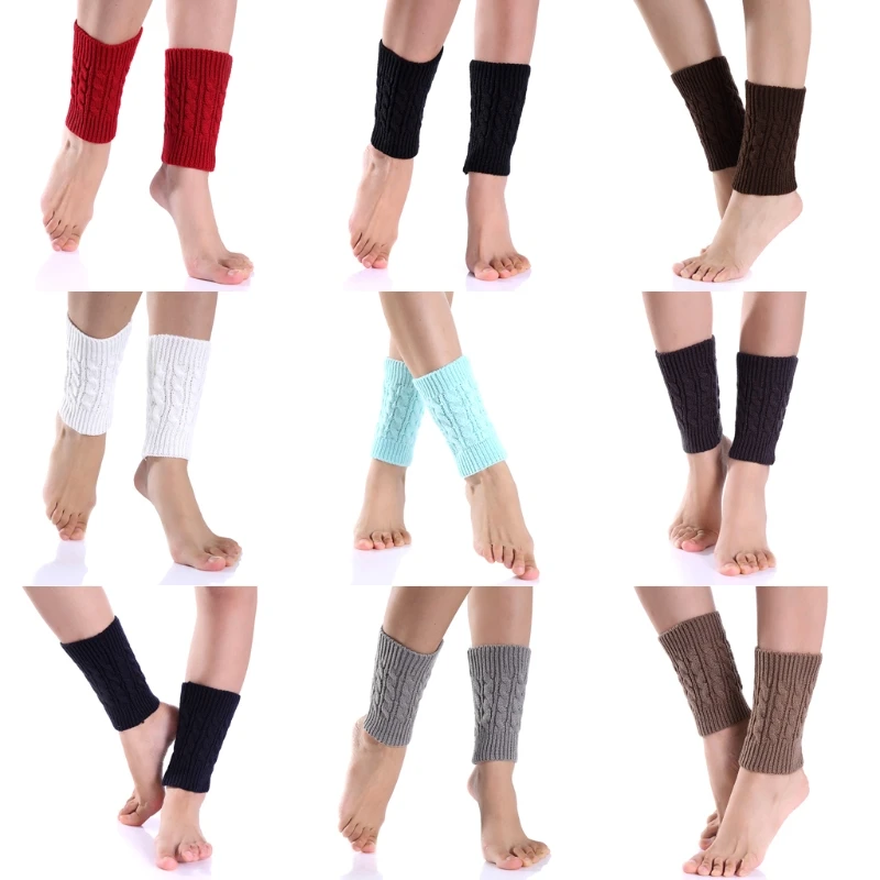 Fashion Knitted Winter Fashion Crochet Knitted Short Leg Warmers For