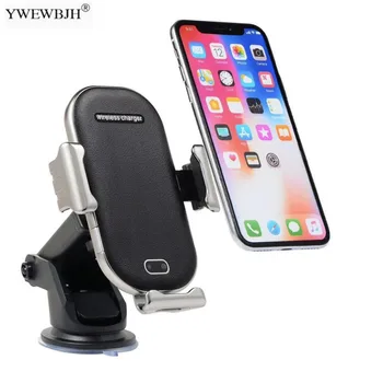 

YWEWBJH YWEWBJH Qi Wireless Charger For iPhone XS Max X 8 10w Infrared Auto-sensing Fast Wirless Charging Wireless Car Charger