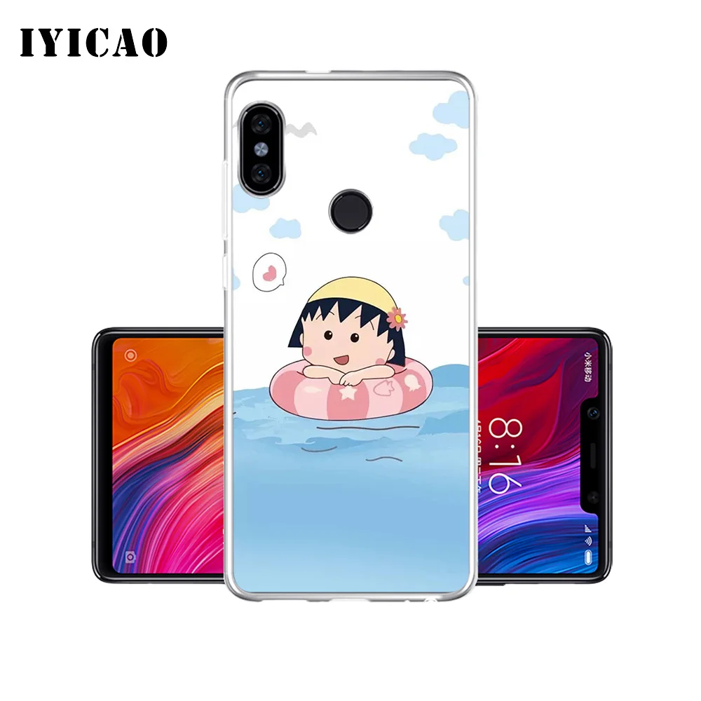 IYICAO Chibi Maruko Мягкий силиконовый чехол для телефона Xiaomi mi 9 8 SE 6 A1 A2 Lite F1 X2S X3 TPU