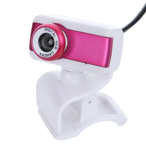 

YOC-USB 2.0 HD Webcam Camera 1080P With Microphone for Computer Desktop PC Laptop Rose