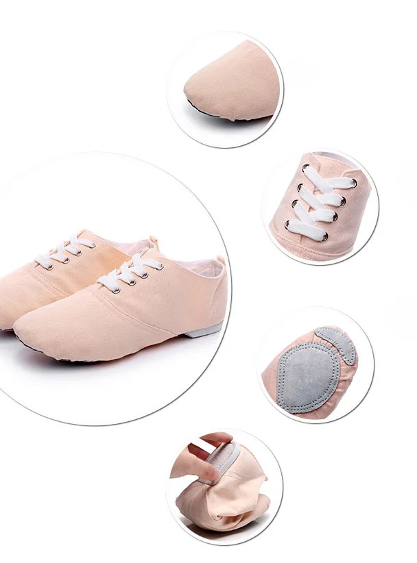 2019 Soft Cloth Dance Jazz Shoes Ballet Shoes for Men Women Children White Black Tan Red Sport Sneakers Gymnastics Fitness Shoes
