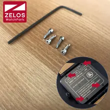 4 шт./компл. внутренний шестигранник часы винты для Росс Белл BR01 46 мм корпус часов назад винт(с инструментами