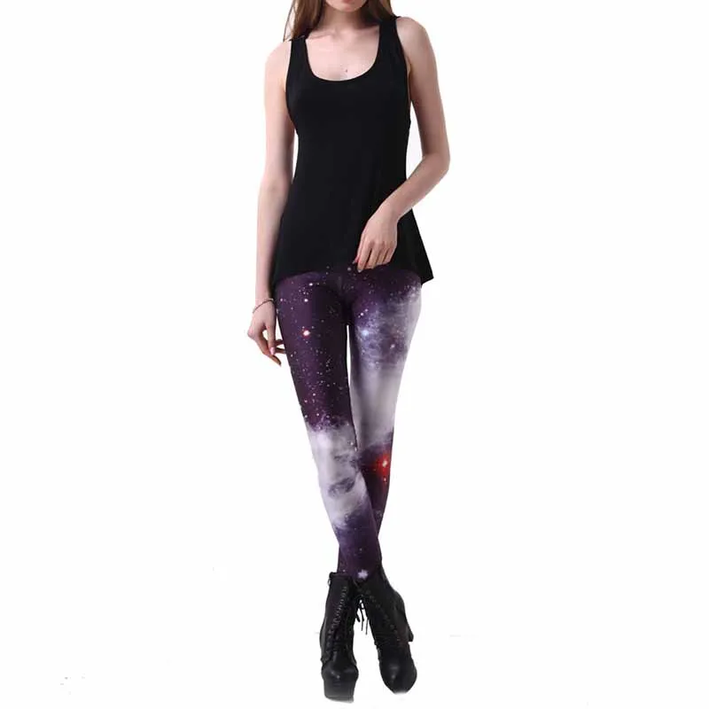 Женские брюки с цифровой печатью, многоцветные сексуальные леггинсы, новая мода, большие размеры, женские леггинсы KO129