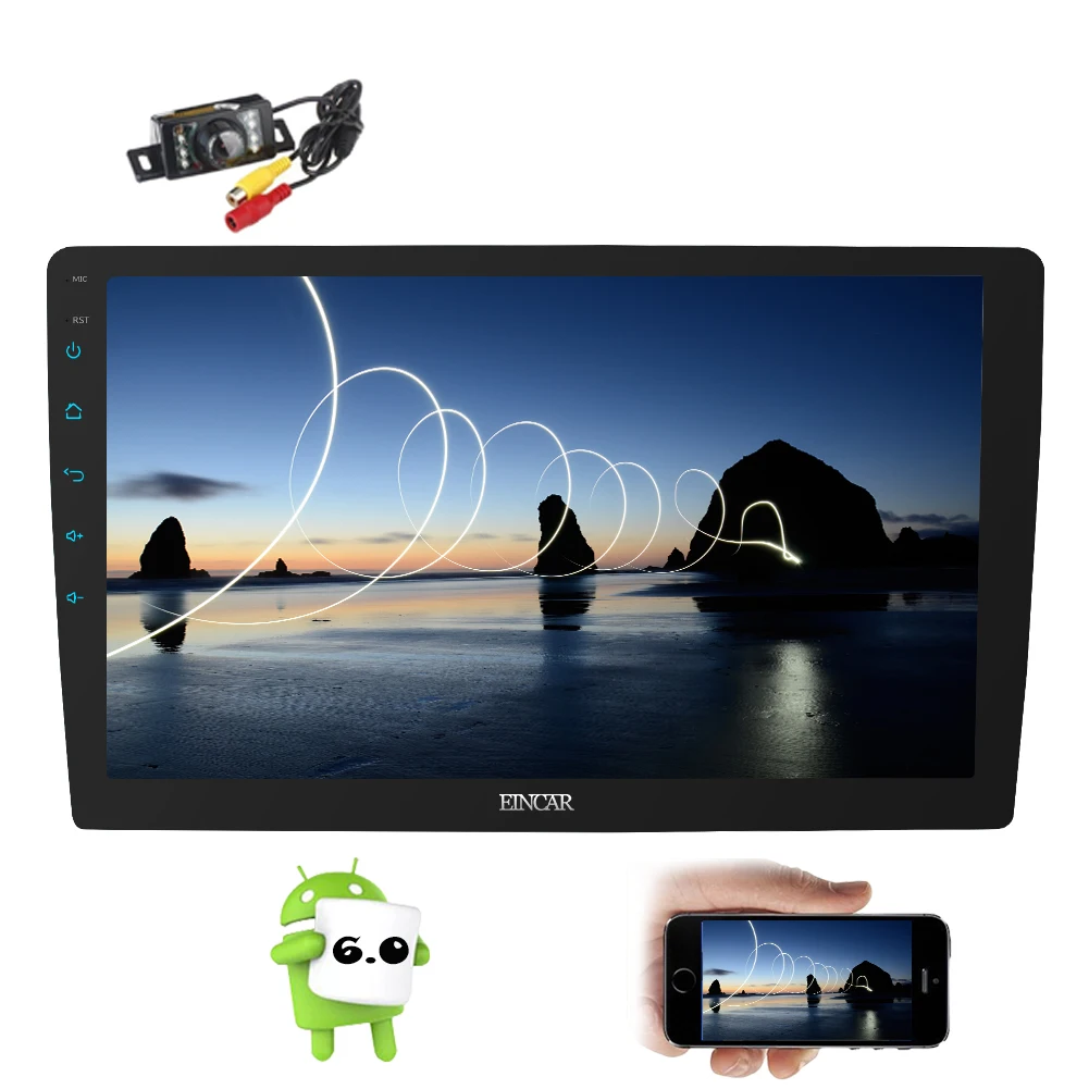 Discount 10.1" Universal Android 6.0 2GB Car Stereo 2 Din GPS Navigation TouchScreen 1080P video Radio Audio Mirrorlink Wifi HeadUnit 2