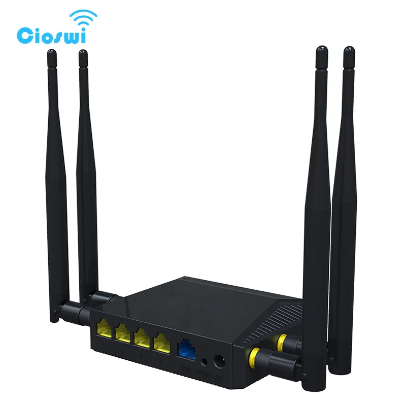 Cioswi 1200 Мбитс Wi-Fi роутер 3g/4G модем sim карта слот OpenWrt 300 Мбит/с Высокая мощность беспроводной маршрутизатор с 4* 5dBi антенна