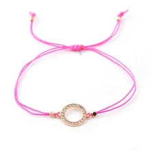 12 шт./компл. плетеного браслета с регулируемой окружностью браслет на запястье ювелирные изделия