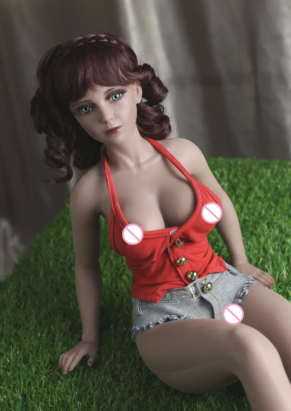 Top quality silicone doll for men Japanese lifelike big breasts real love doll oral anal pussy adult sexy doll