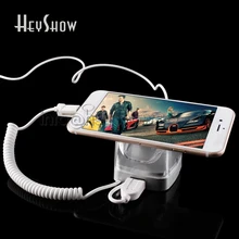 10x heyshow акрил мобильный телефон охранной сигнализации IPhone Anti theft Системы телефона Дисплей держатель замок для Apple Store ручной