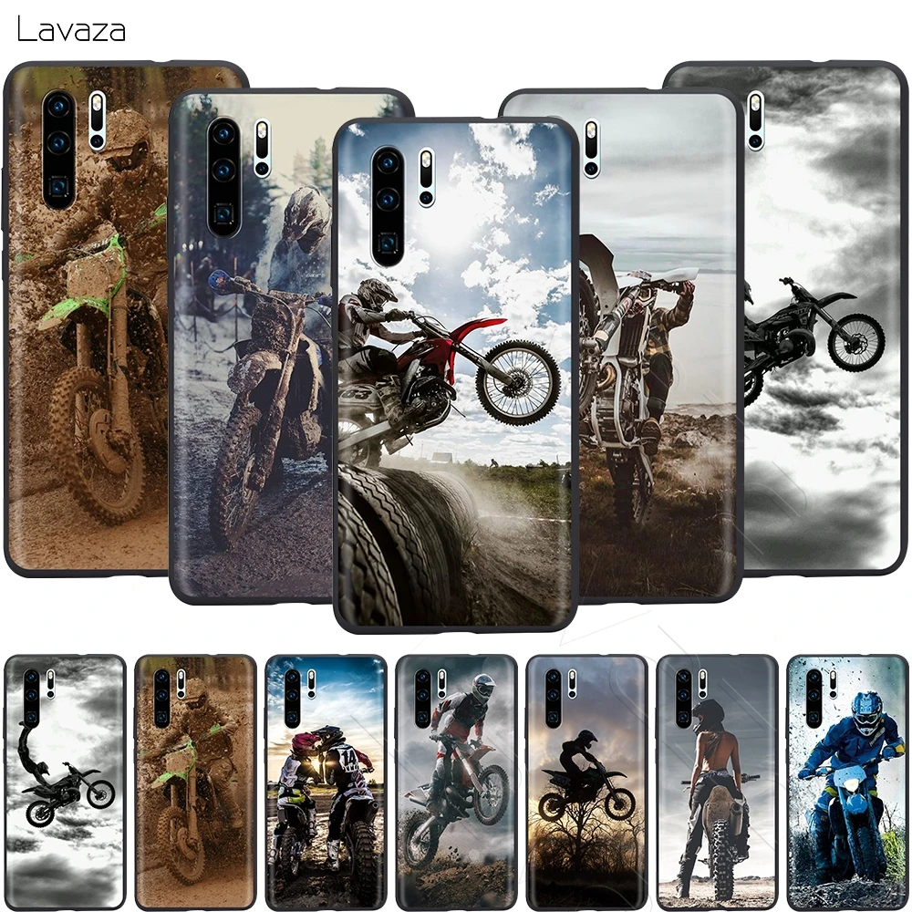 

Lavaza Moto Cross Motorcycle Case for Huawei Mate Y7 Y9 P8 P9 P10 P20 P30 Lite Pro P Smart Mini 2017 2019