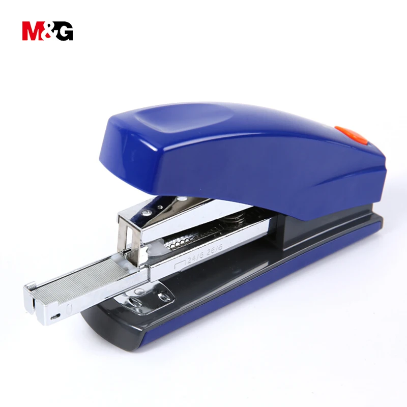 

M&G 92775 3color durable quality paper stapler for school Binding supplies cute brand stationery office stapler accessories gift