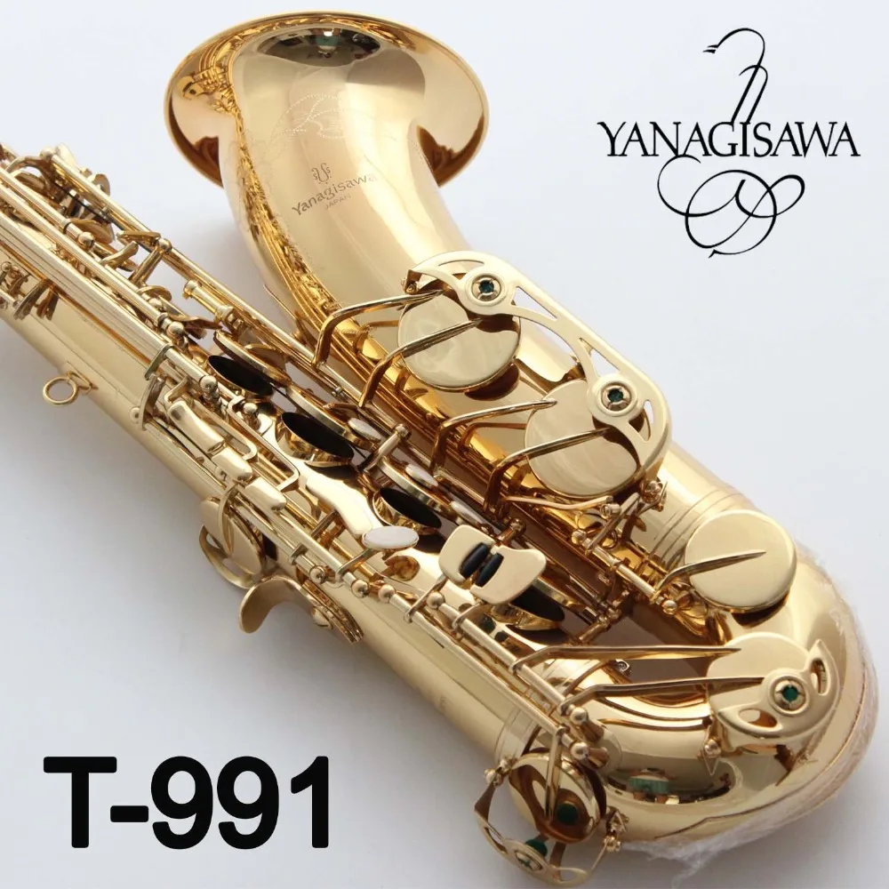 

Brand New YANAGISAWA Tenor Saxophone T-991 Gold Lacquer Professional Tenor Sax With Case Reeds Neck Mouthpiece